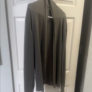 All Saints Olive Green Men's Cardigan Sweater